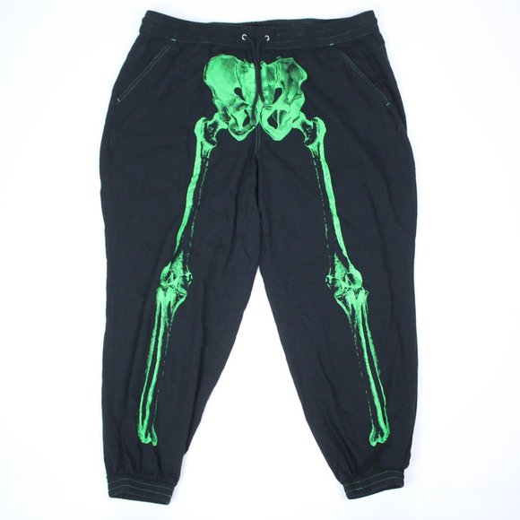 Hot Topic Pants - Hot Topic Womens 2X Skeleton Jogger Pants